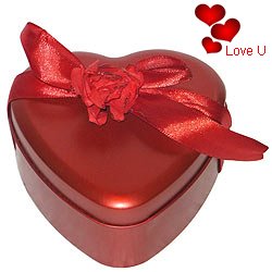 Love is Life Heart Shaped Chocolate Box