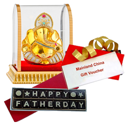 Fathers Day Chocolate with Dinner Voucher from Shoppers Stop & Lucky Ganesh