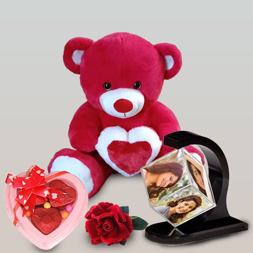 Appealing Love You Lots Personalized Photo Gift Combo