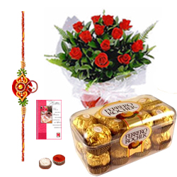 Mouth-Watering Chocolaty Love with Fancy Rakhi