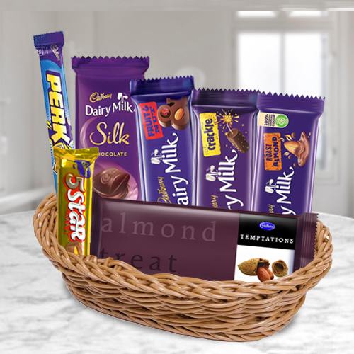 Pamper Your Mom with Cadbury Chocolates Basket