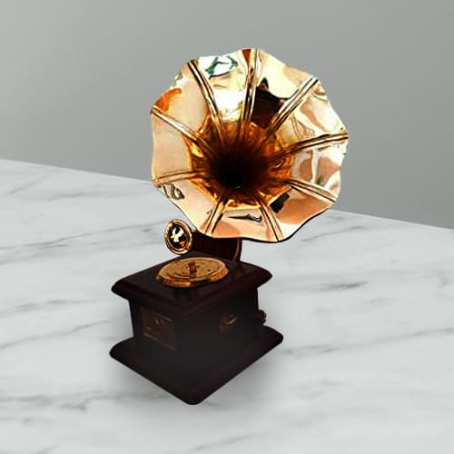 Amazing Vintage Dummy Handmade Gramophone for Home Décor