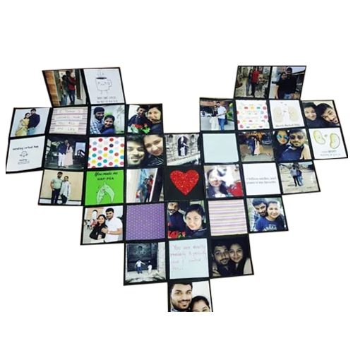 Perfect Personalized Heart Maze Card