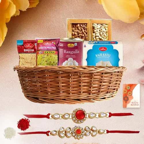 Sweets N Savory Rakhi Gift Hamper
