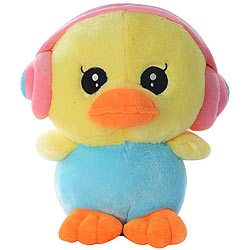 Cute Duck Soft Toy with Earphone