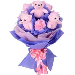Teddy Day Special Bouquet