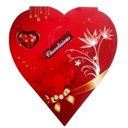 Lip smacking Homemade Chocolates in Heart Shaped Pack