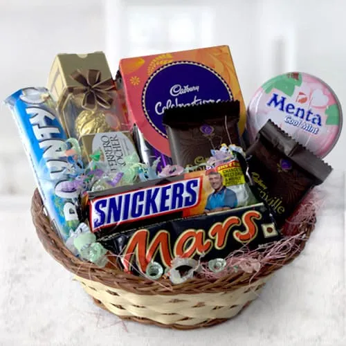 Delectable Assorted Chocolates Basket