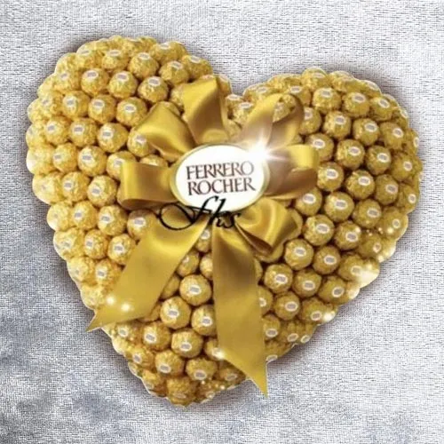 Heartful Arrangement of Ferrero Rocher