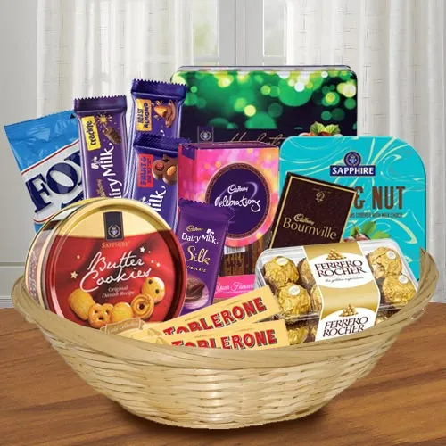 Exclusive Chocolates Basket Hamper