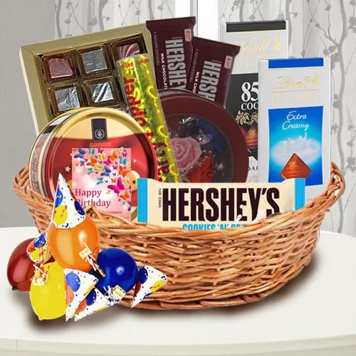 Enticing Chocolate Loaded  Basket