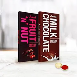 Two Amul Chocolates Bar