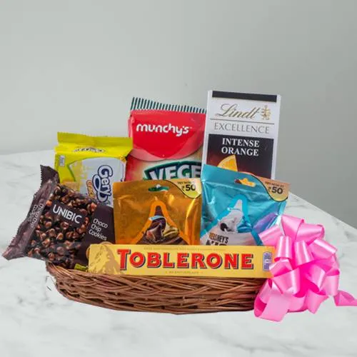 Delectable Chocolate Basket Hamper