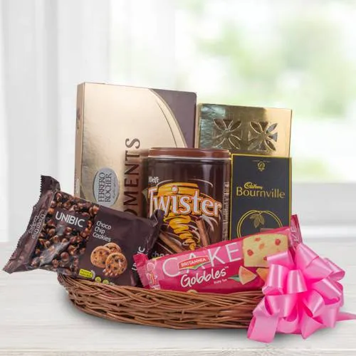 Delectable Chocolates N Assortment Hamper