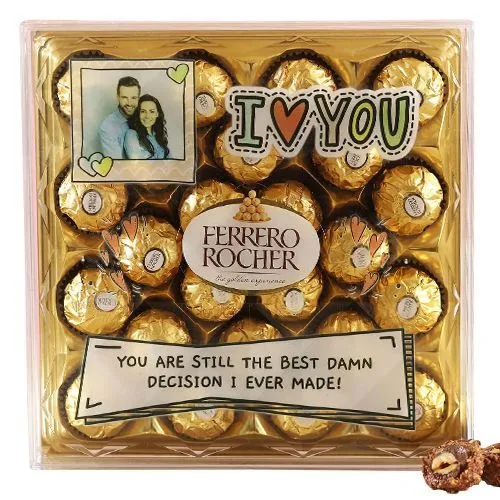 Love U Personalized Ferrero Rocher Box