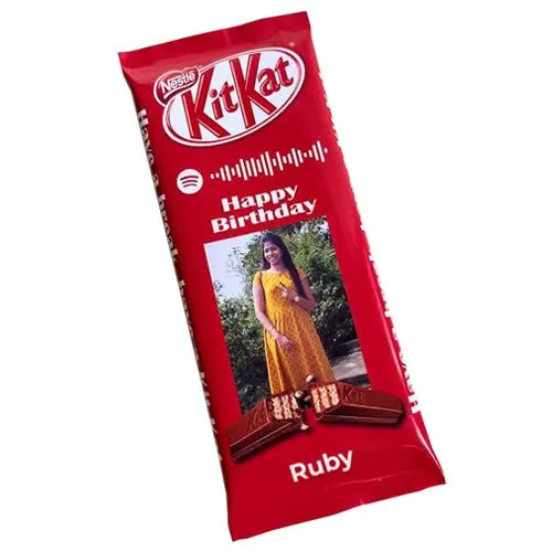 Personalized Musical Treat of Nestle Kitkat Bar