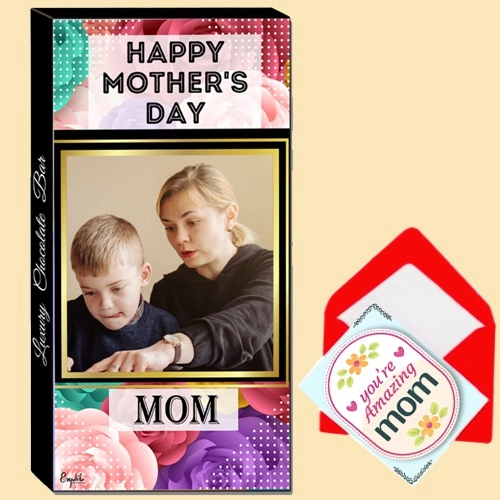 Exclusive Mom Day Special Personalize Chocolate