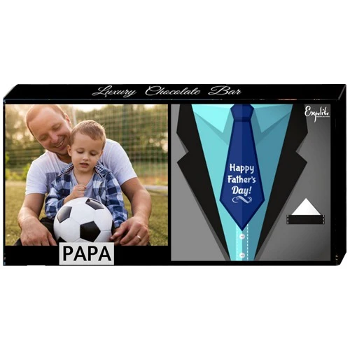 Personalize Heartfelt Chocolaty Wishes for Dad