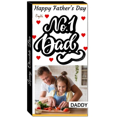 Finest Custom Chocolate Bar for Fathers Day