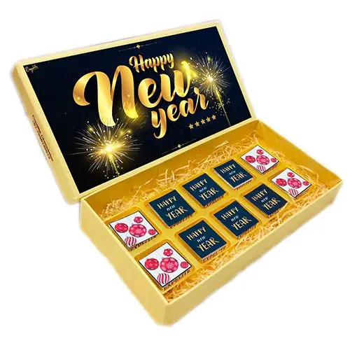 Luxurious New Year Themed Chocolates Gift Box