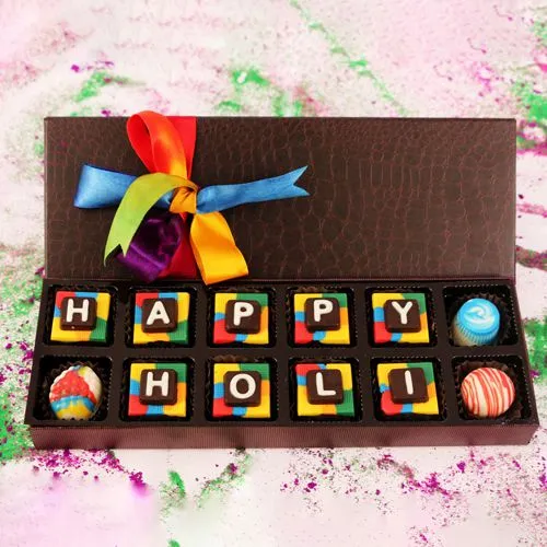 Choco Holi Wishes Box