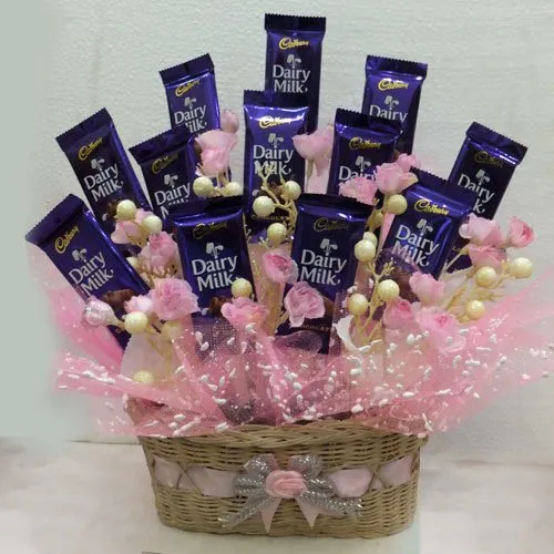 Yummy Cadbury Dairy Milk Basket