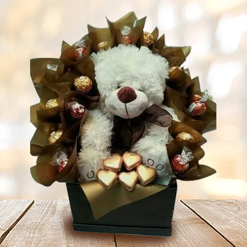 Chocolaty N Cuddly Arrangement