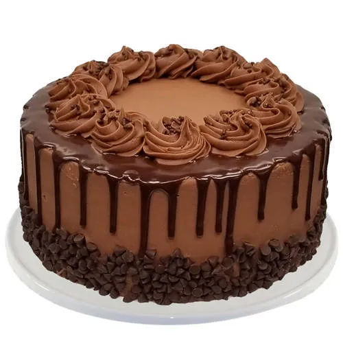 Dripping Chocolate Cream Cake