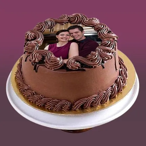 Yummy Chocolate Photo Cake