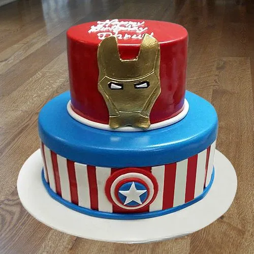 Remarkable Eggless Avenger Theme Cake