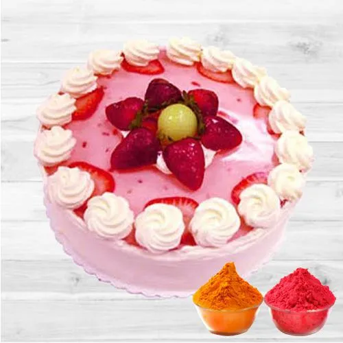 Appetizing Strawberry Cake