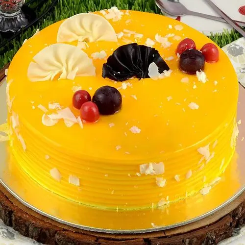 Eggless Mango Cake