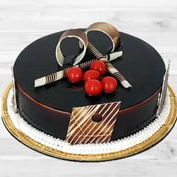 Dark Chocolate Truffle Cake