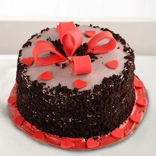 Designer Eggless Black Forest Cake