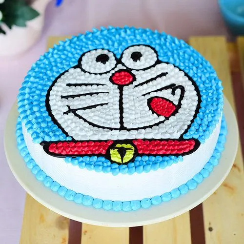 Delectable Doraemon Chocolate Cake
