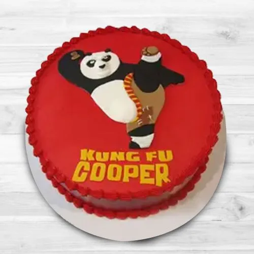 Classic Kung Fu Panda Chocolate Cake