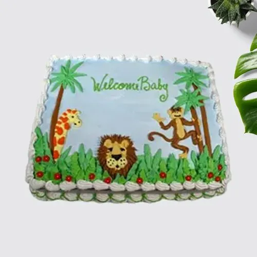 Irresistible Eggless Forest Theme Cake