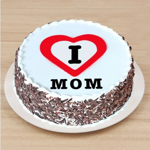 Exclusive I Love Mom Black Forest Cake