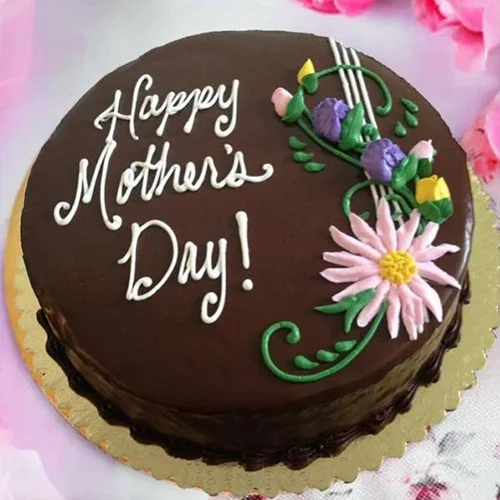 Mouth Filling Happy Moms Day Chocolate Cake
