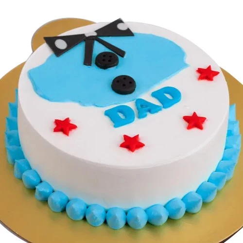 Delectable Dads Bow Theme Cake