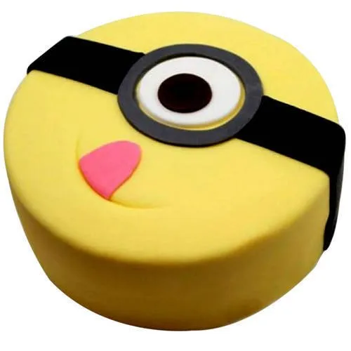 Delectable Minions Fondent Cake for Kids