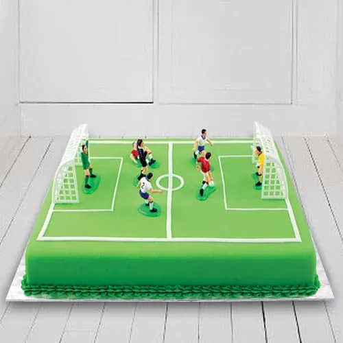 Marvelous Football Ground Cake