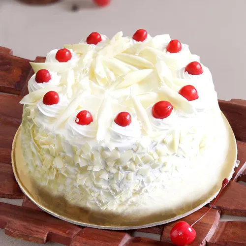 Enticing White Forest Cake