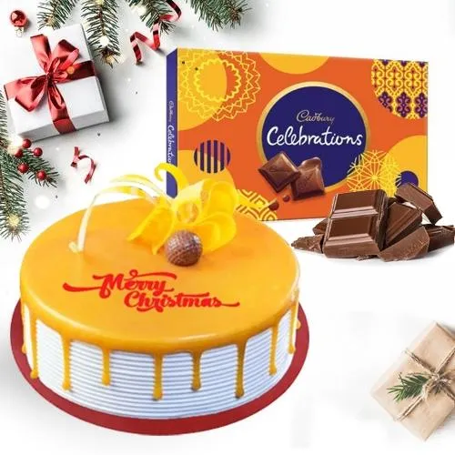Lip Smacking Butterscotch Cake N Cadbury Celebrations Pack