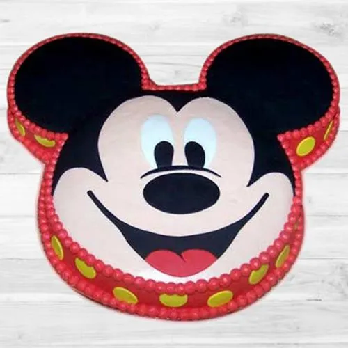 Mickey Mouse Shaped Cake for Children