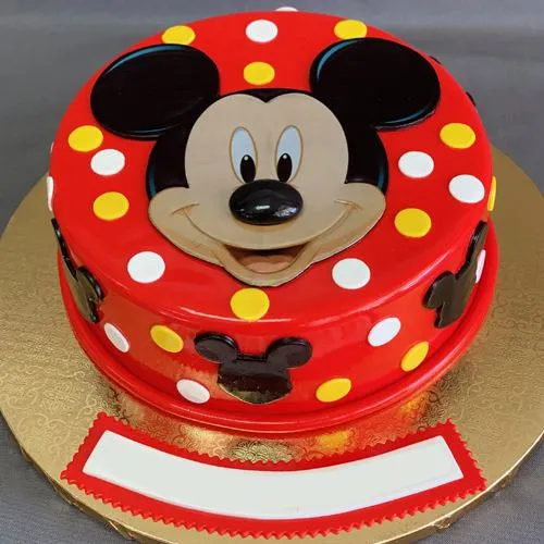 Yummy Mickey Designed Cake