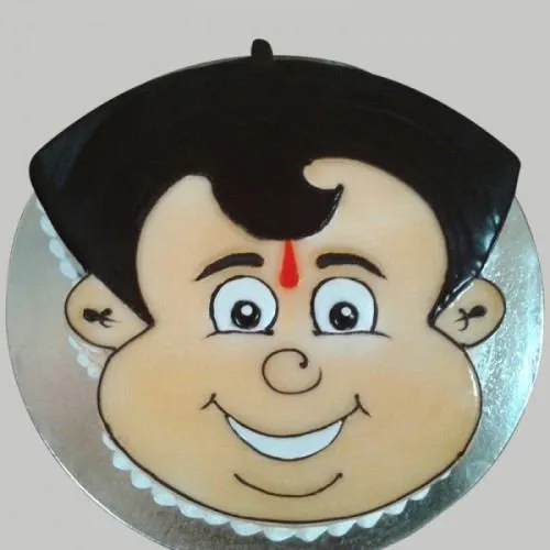 Smiling Chota Bheem Cake