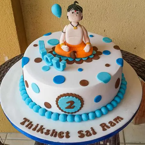 Especial Chota Bheem Fondant Cake