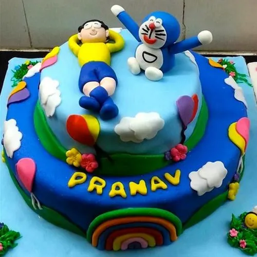 Delightful Doraemon  Theme Cake for Kids