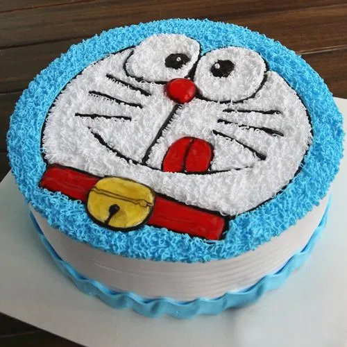 Cute Doremon Cream Cake